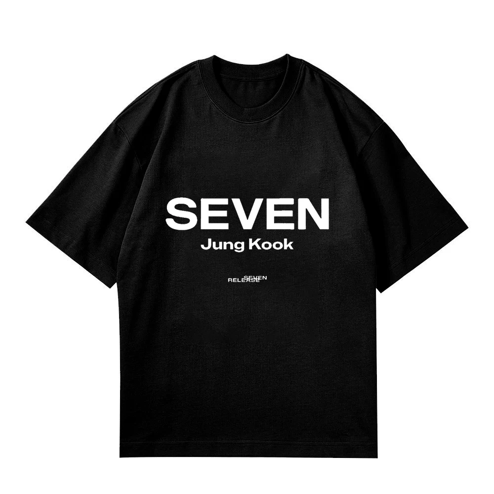 

New SEVEN T shirt JUNG KOOK Kpop T-shirt Fashion 100% Cotton