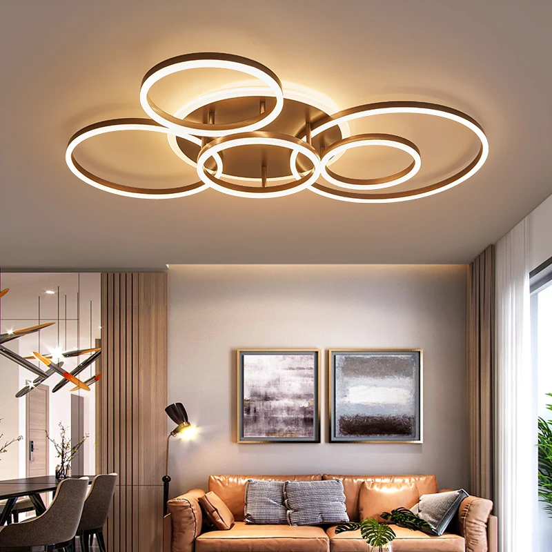 

Gold White Modern LED Chandelier Lighting For Living Study Room Lights Indoor Lamps Parlor Foyer Lustres Chandeliers Luminaire