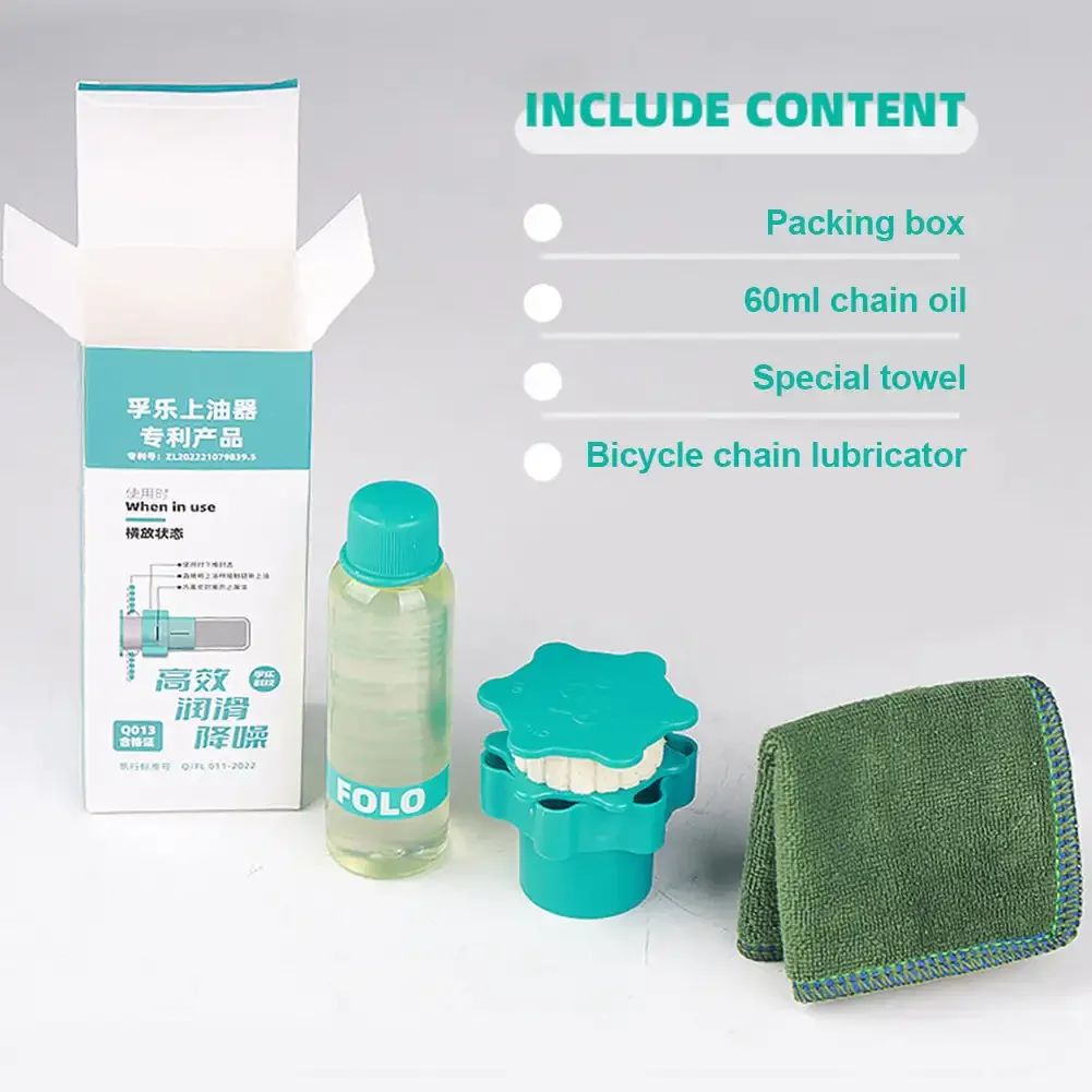 Bicycle Chain Oil Lubricator Bike Chain Oiler Chain Lubricant Roller Cleaner Lubricant Device Maintenance Bike Accessories