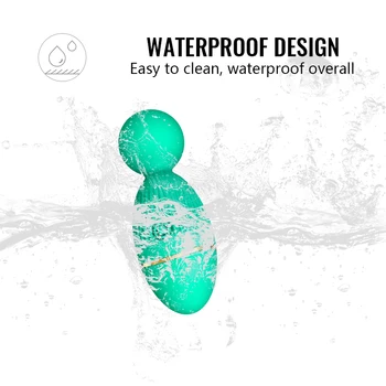 Mini AV Wand Vibrator,Ultra Soft Silicone Touch,Body-Safe Silicone,10 Mode Strong Vibration,Quiet,Secret,Rechargeable,Waterproof 5