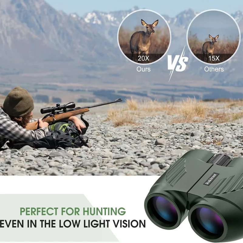 20X25 Binoculars Professional HD Pocket Waterproof Camping Observation Telescope Portable Optical Outdoor Hunting