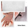 100 Pcs Hair Net Nylon Invisible Hairnet Elastic Mesh Bun Bulk 15CM Nets Black Miss Man 5