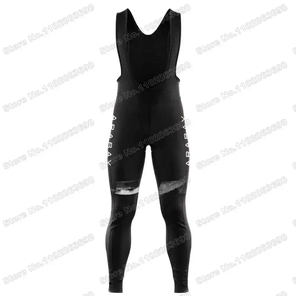 Team Illes Balears Arabay Cycling Jersey Set Autumn Winter Cycling Clothing Men Road Bike Jacket Suit Bicycle Bib Tights
