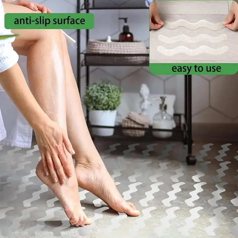 Carpet Anti Slip Stickers Anti Slip Strips Anti Slip Stickers Anti Slip Bathtub Stickers Bathtub Stickers Carpet Anti Slip Sticker 36-6PCS Anti-Slip Strips Safety Shower Treads Stickers Bathtub Non Slip Stairs Step Appliques Anti Skid Tape Bath Safety Strips