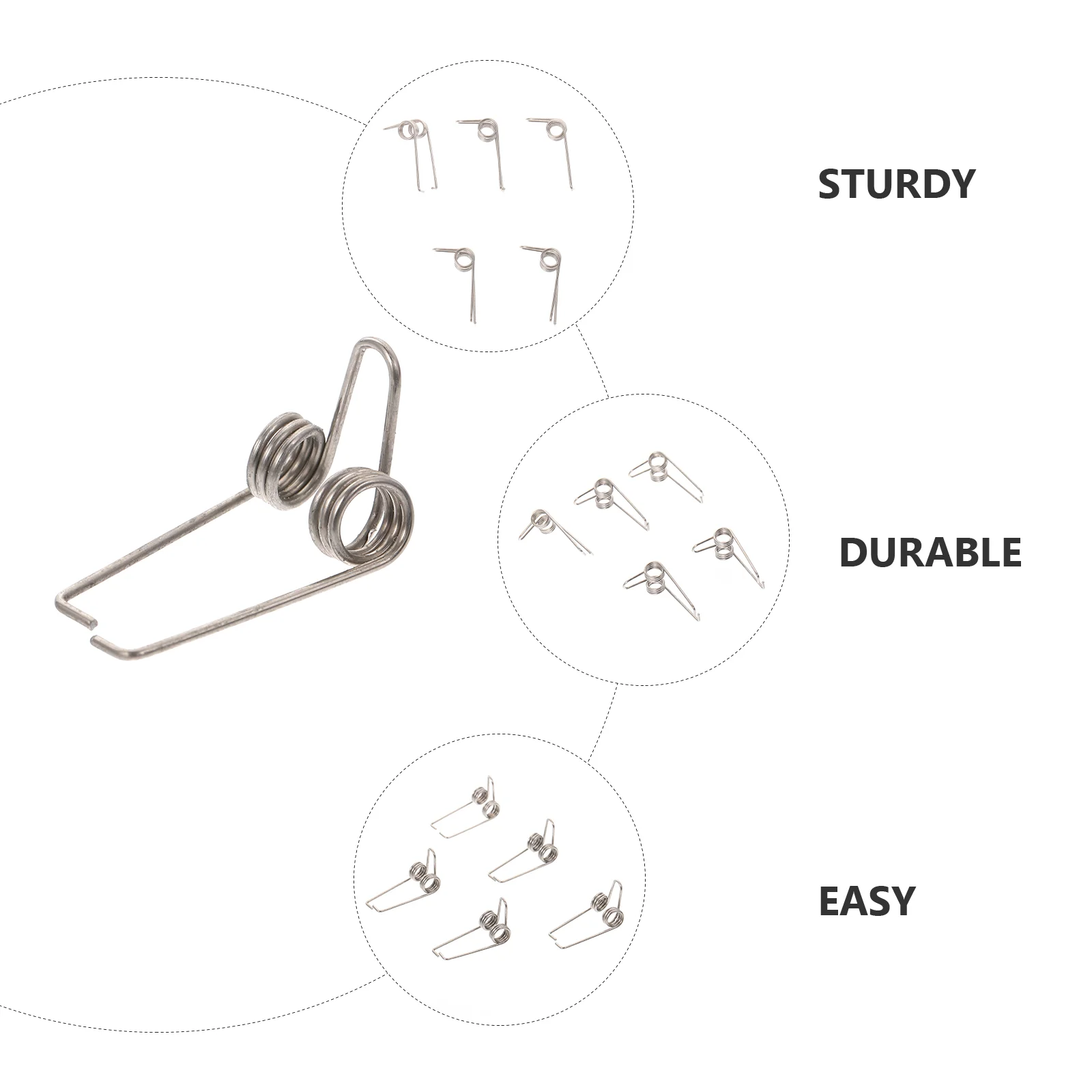 10 Pcs Water Key Spring Trumpet Watergate Fiitings Car Horn Replacements Instruments Drain Clique Accessories Mountings