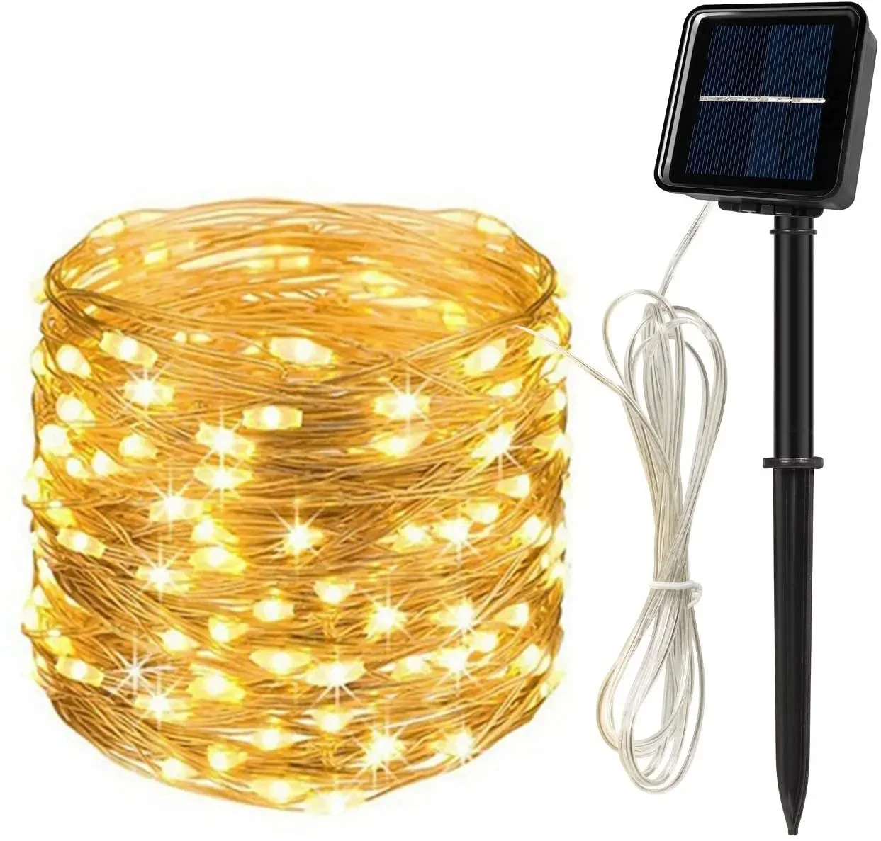 

Solar String Fairy Lights 12M 100LED / 22M 200 LED Waterproof Outdoor Garland Solar Power Lamp Christmas For Garden Decoration