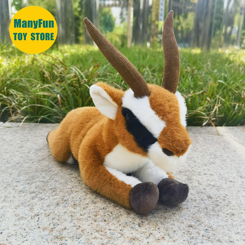 Realistic Antelope High Fidelity Goat Plushie Gazelle Plush Toys Lifelike Animals Simulation Stuffed Doll Kawai Toy Gifts Kids 4