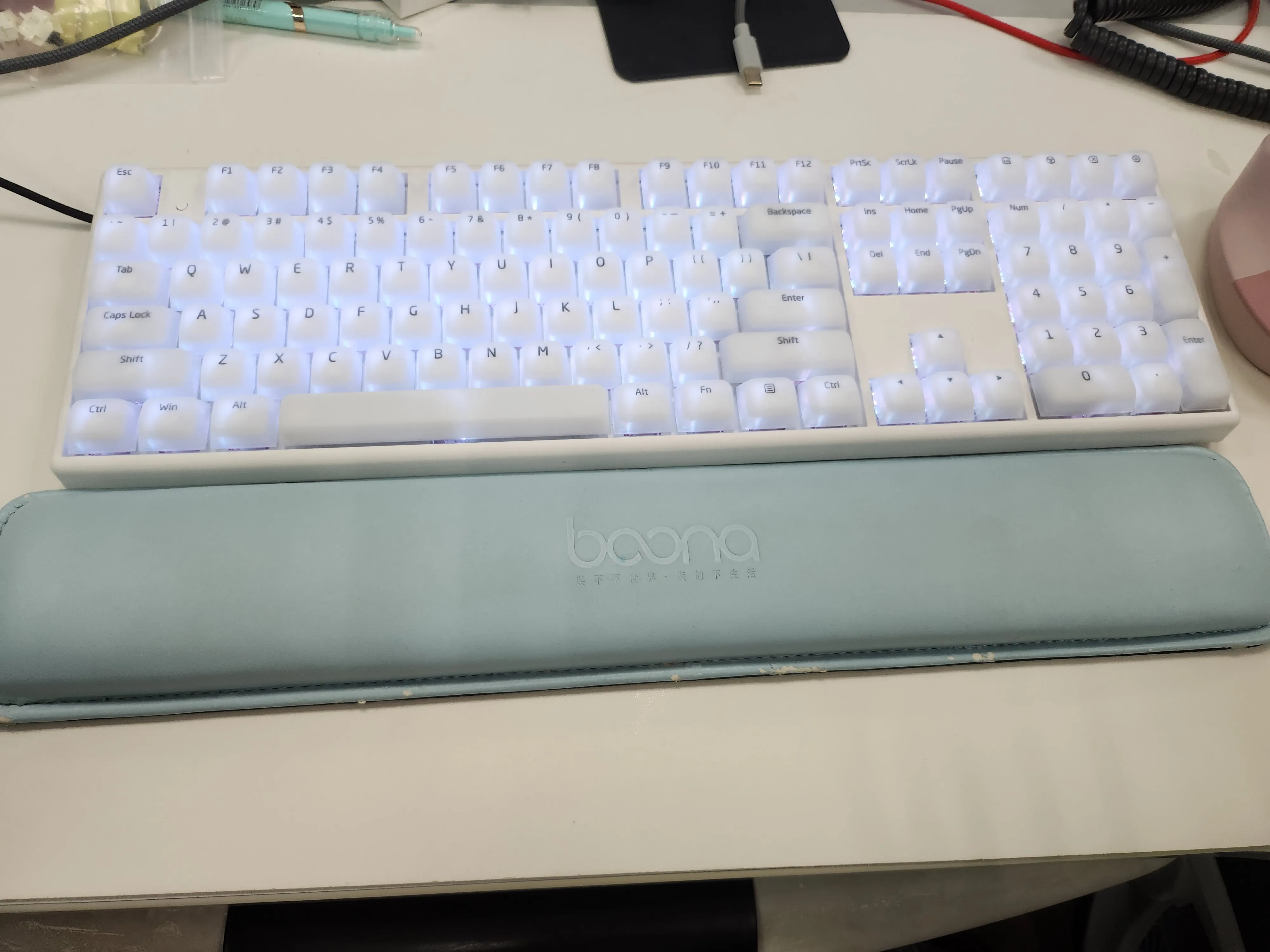 Pudim de geléia para teclado mecânico, revestimento