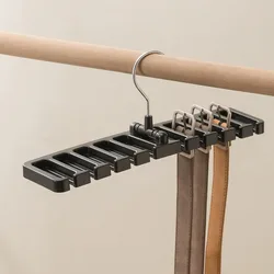Versatile Scarf and Belt Hanger: The Ultimate Wardrobe Organization Solution (Black)