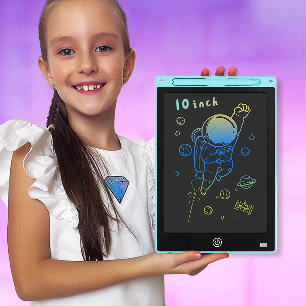 Colorful LCD Graphic Drawing Tablet for Kids - Creative Gift for Birthdays, Christmas, and Travel