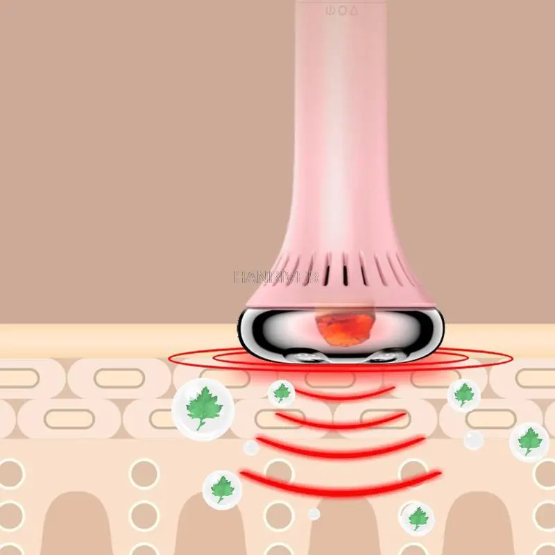 Moxibustion box vibration massage instrument smokeless moxibustion with fumigation temperature moxibustion apparatus spot beauty