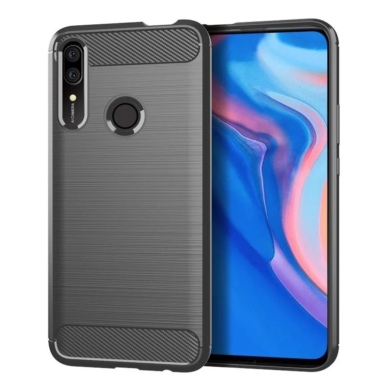 Premium Silicone Carbon Fiber Shockproof Phone Case - Luxury Matte Back Cover