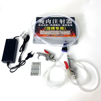 Electric BBQ marinade injector gun syringe kit meat seasoning injection machine pump 1