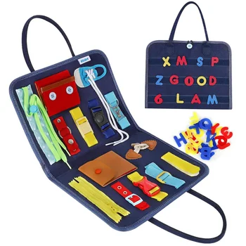 Montessori Sensory Busy Board 1