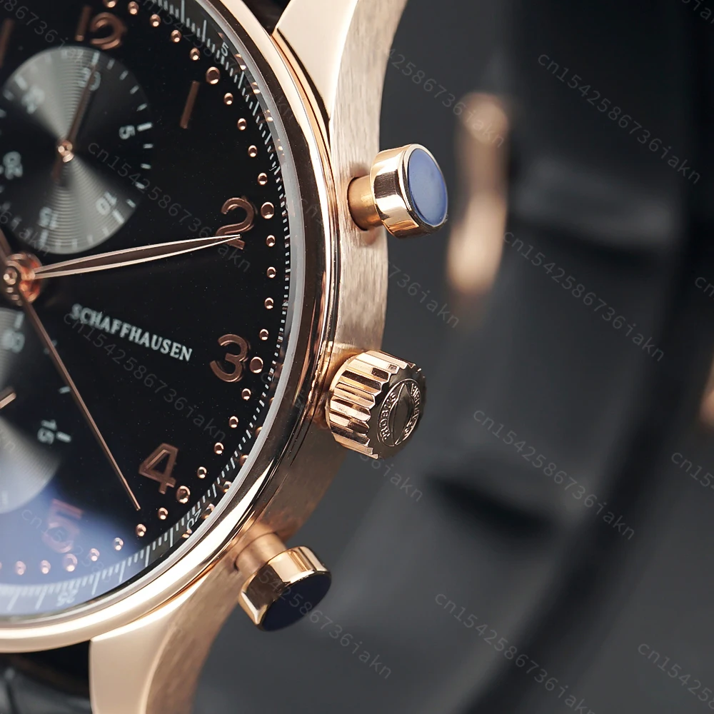 2022 Fashion New Men's Automatic Watch 44mm Sapphire Crystal Glass Stainless Steel Leather Strap Sports Leisure Waterproof