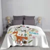 Puffin Rock gift for fans puffin rock characters Throw Blanket Luxury Designer Blanket Soft Big Blanket 3