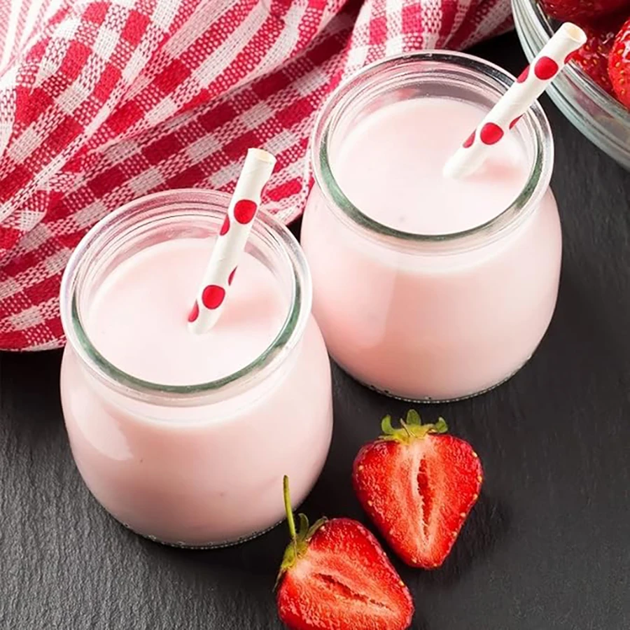 Decorative Glass Bottle with Cork Stopper 100ml Clear Glass Bottle with Cork Stoppers Pudding Jars 3.4oz Mini Yogurt Mason Jar 3