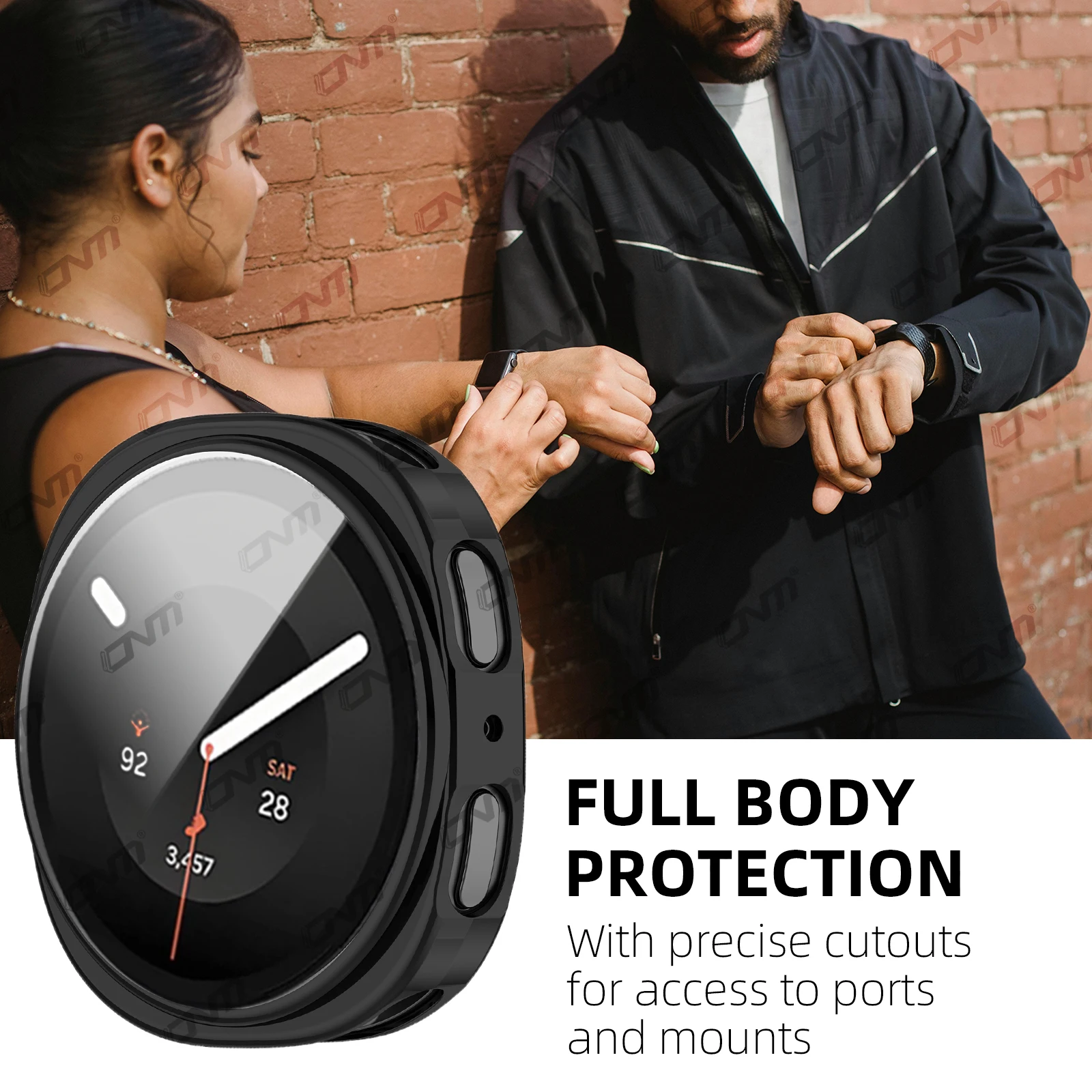 Full Coverage Soft TPU Protective Case Cover for Smartwatch - Enhanced Accessories