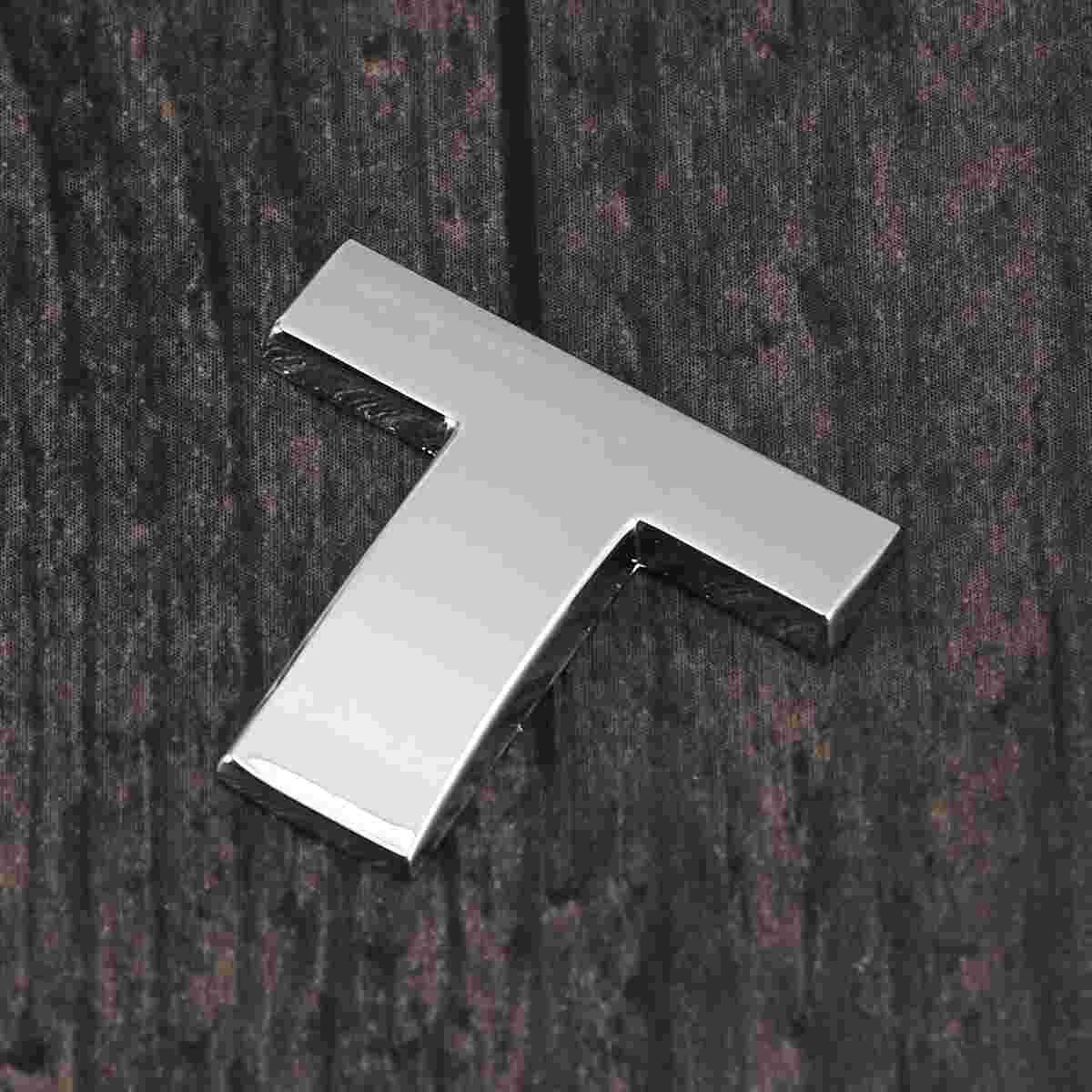 

25mm Car Auto Chrome Metal DIY 3D Letters Digital Alphabet Emblem Decoration Car Stickers Logo Automobiles Car Accessories A30