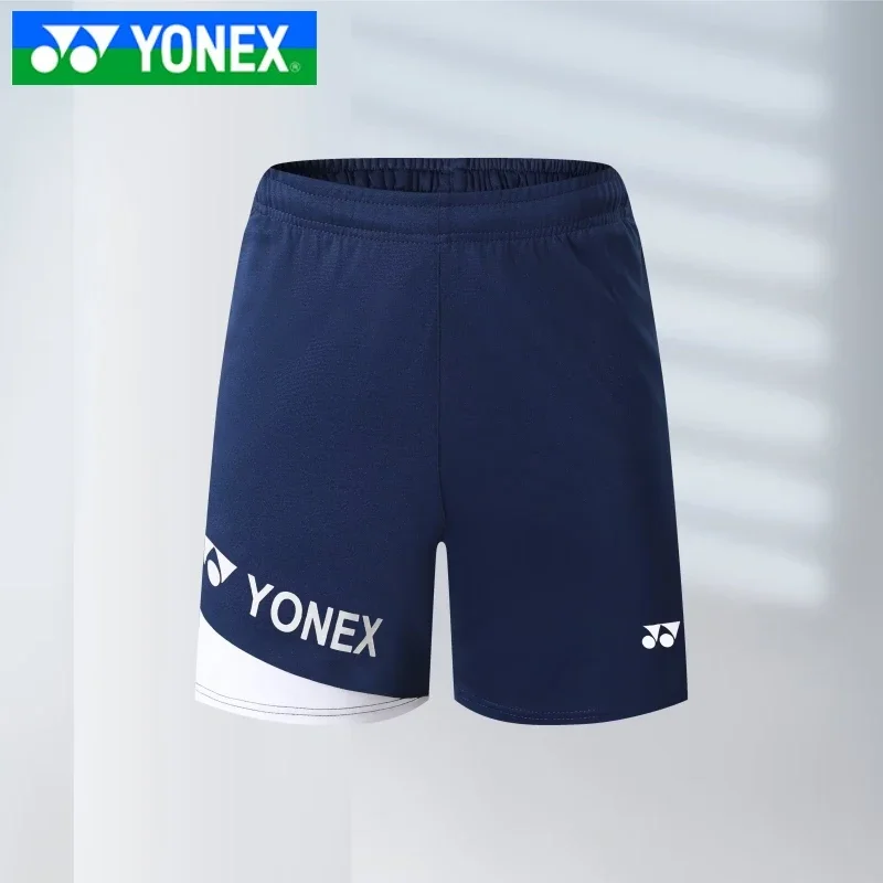 YONEX Summer Shorts Set Breathable Quick Drying Short Sleeve Men Badminton Suit Tennis suit Sports jogging Badminton Shorts