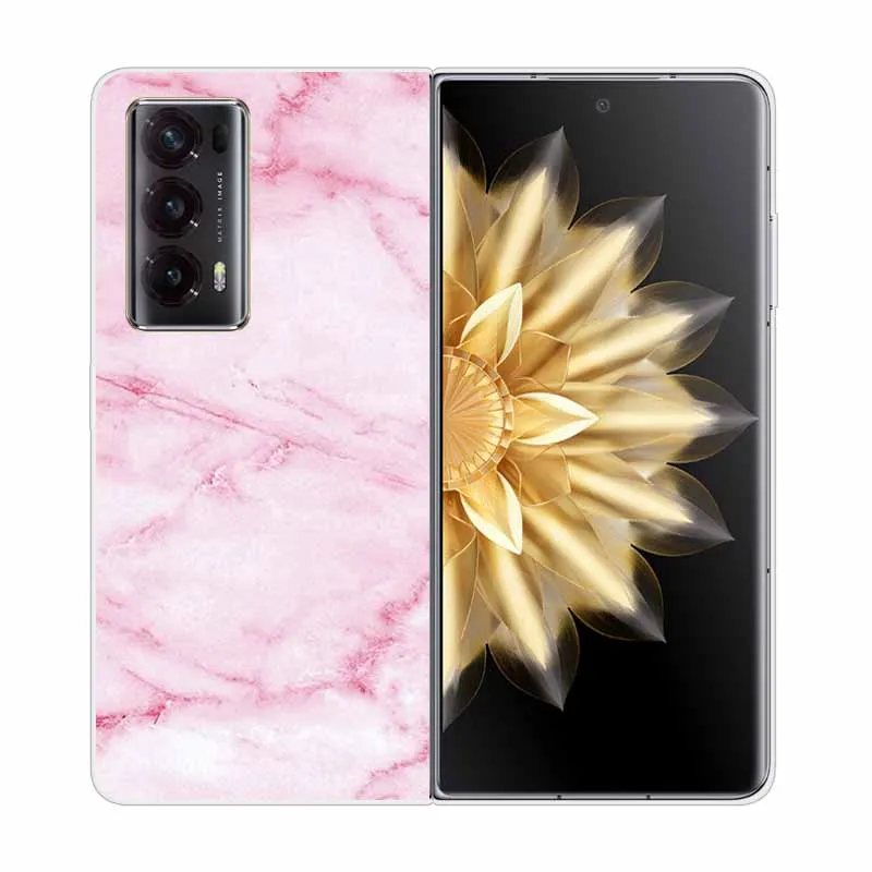 Elegant Marble Design Transparent Hard Case
