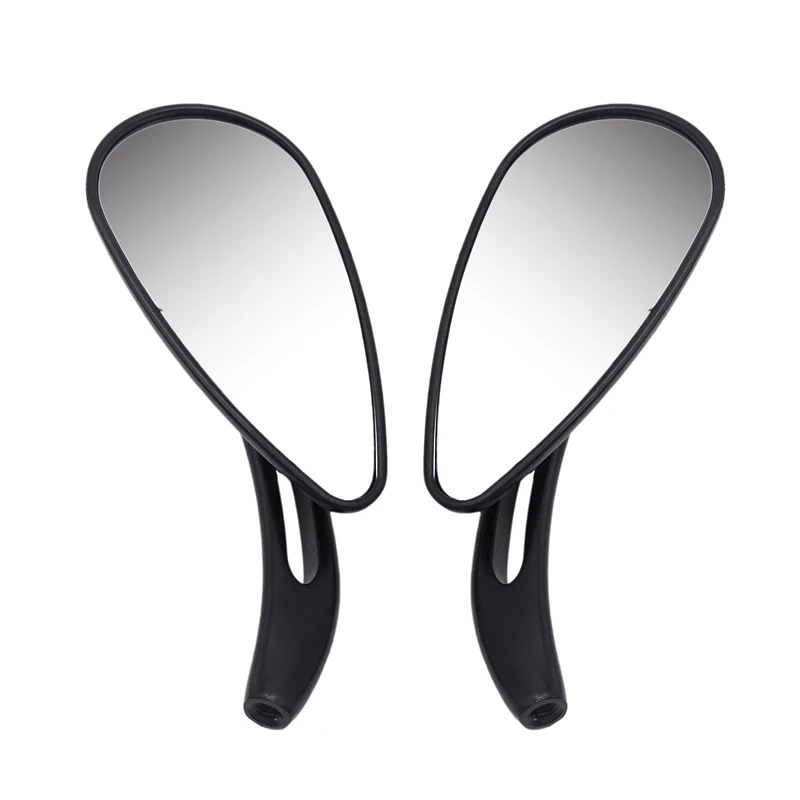 Motorcycle Black Skull Rearview Mirrors For Harley Dyna Softail