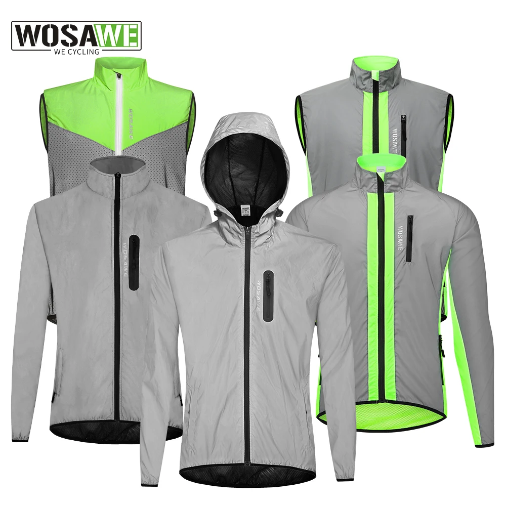 Reflektierende Jacke Fahrrad