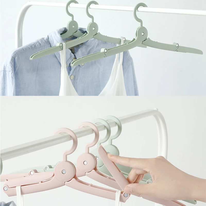 Travel Mini Portable Travel Hangers Dormitory Multi-functional Hangers Folding Storage Device Organizador De Ropa