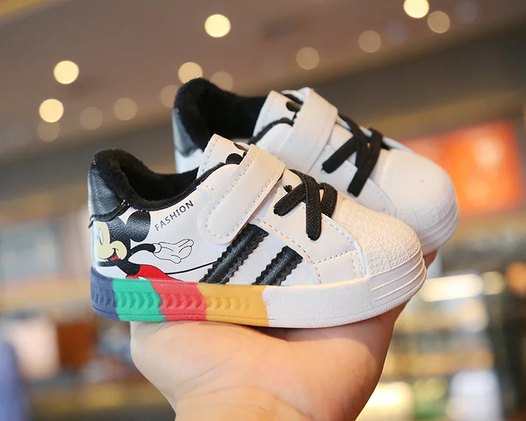 Description Picture 6 of itemIconic Brand Cartoon Mickey Children Shoes For Boys Girls Sport Sneakers Kids Leisure Autumn Casual Shoes Breathable Running Toddler