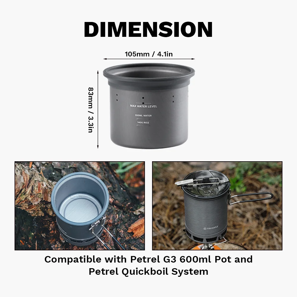 Ultralight Camping Rice Cooker 6