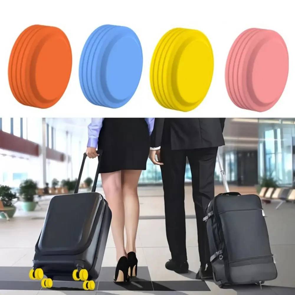 

4/8PCS Silent Luggage Wheels Cover Reduce Noise Silicone Chair Wheel Protector Universal Durable Castor Sleeve Travel Suitcase