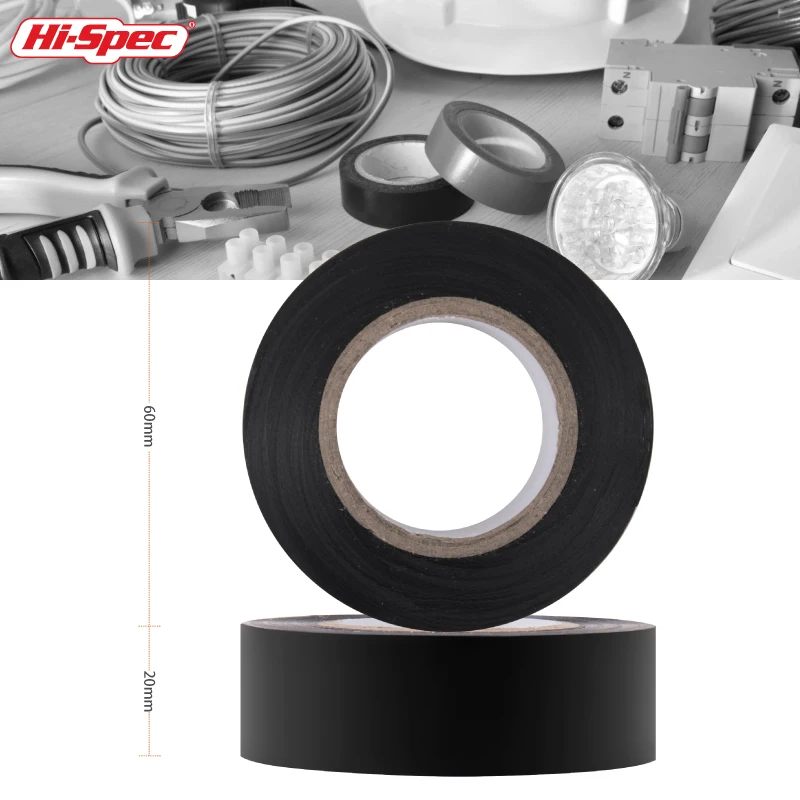 ATD Heavy-Duty Black PVC Electrical Tape - 19mm X 20m, High Adhesive, Abrasion Resistant-1309834