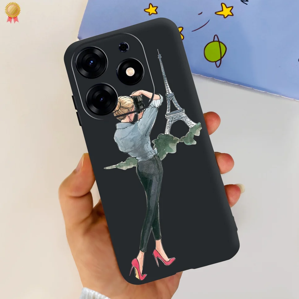 Clear Cartoon TPU Silicone Shockproof Back Cover