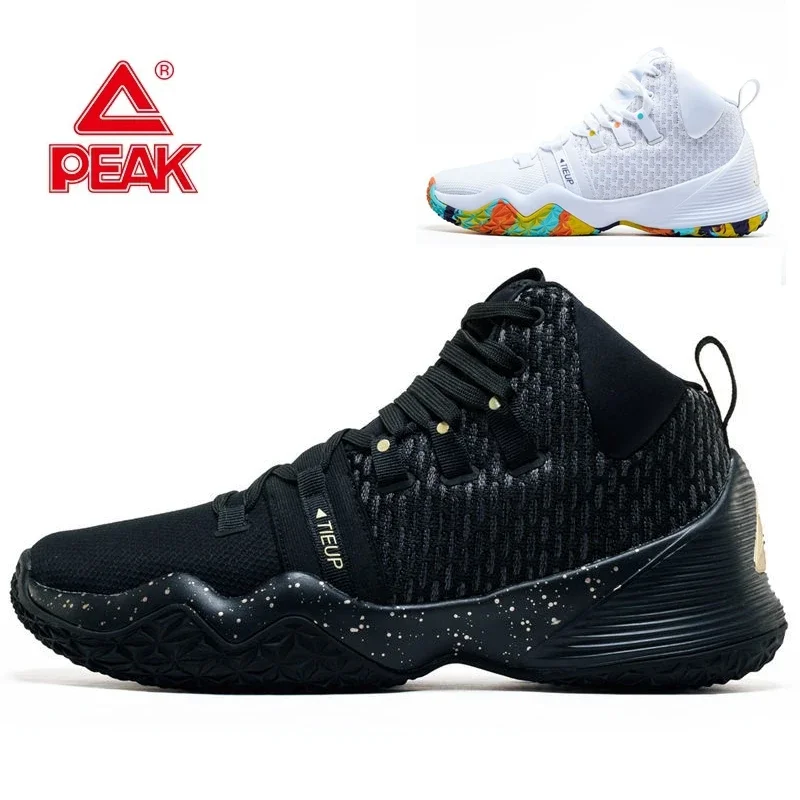 

2023 Original PEAK Basketball Fall New High-top Fashion Breathable Sports Shoes Wear-resistant Shock-absorbing Men's Shoes