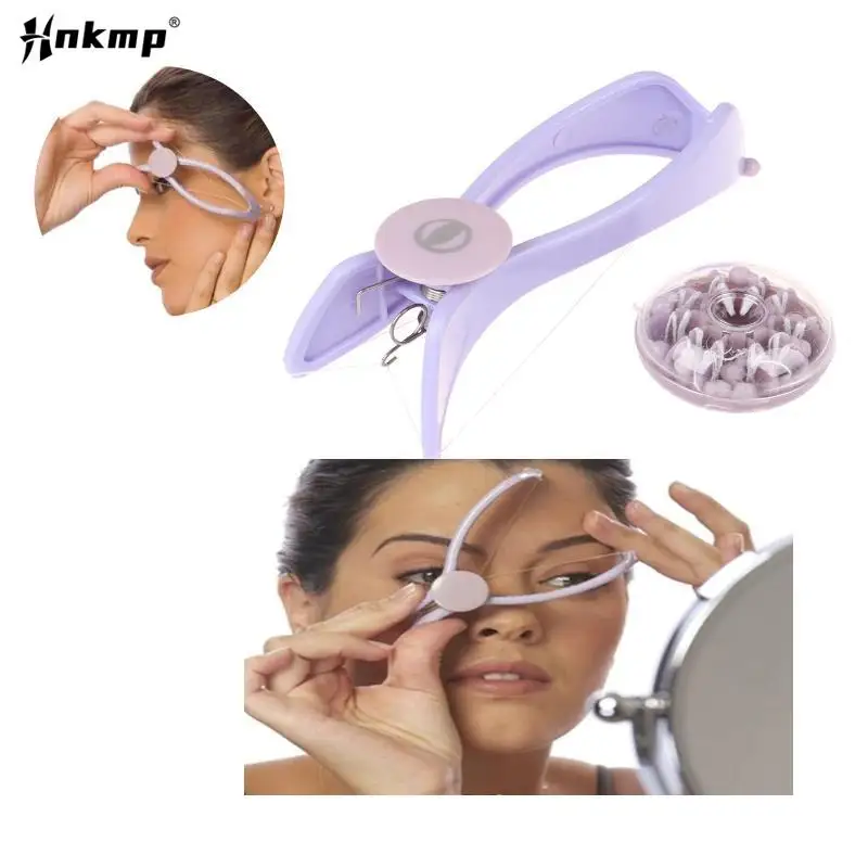 

Women Facial Hair Remover Spring Threading Epilator Face Defeatherer Hair Removal DIY Makeup Beauty Tool for Cheeks Eyebrow