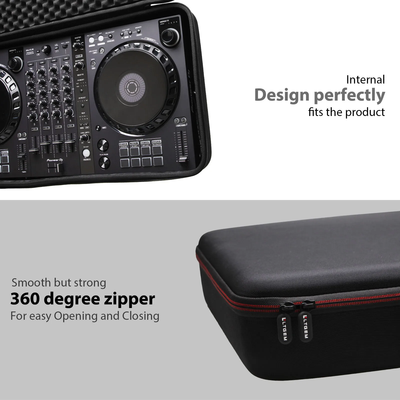 エパイオニアdj ddj flx6 4用ハードケース,デッキ,レコードボックス 