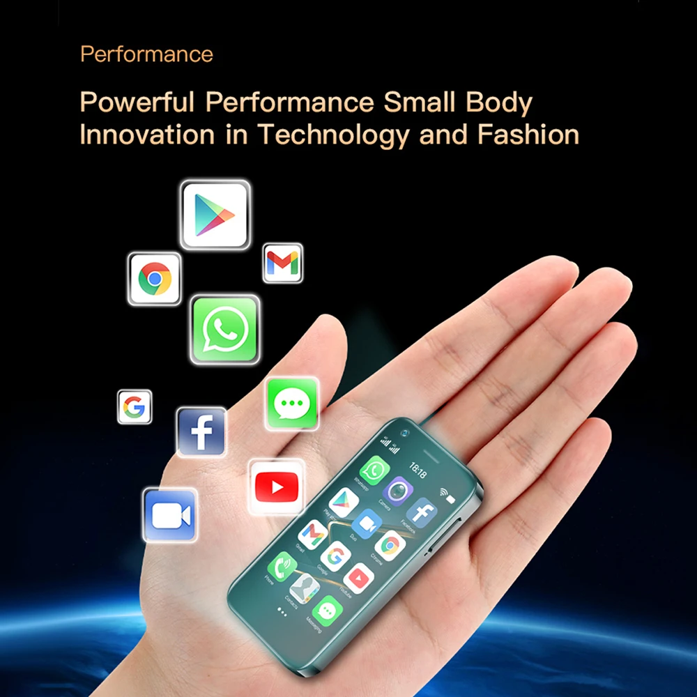 SOYES Android 10.0 Mini Smartphone 4G LTE Octa Core 13MP Camera 3.0'' Display OTG Cheap Cell Phone With Free Shipping XS12