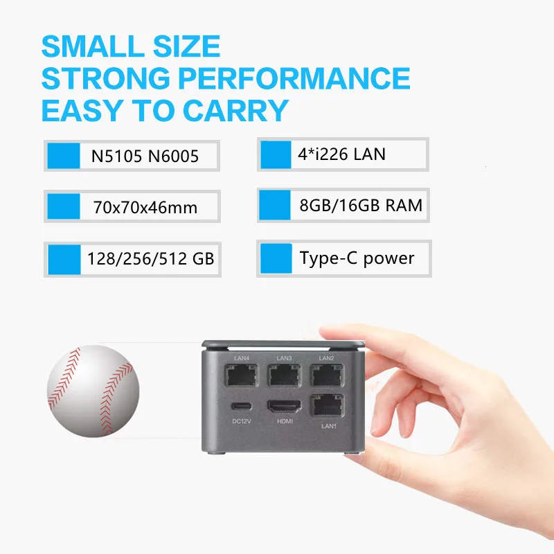 ũž ̴ PC C-BOX-M1, 4 Lan ,HD,USB Ʈ, CPU μ, 11  罺 ũ N5105, N6005