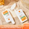 Face Sunscreen Ultra SPF50+ Body Sunscreen Anti-Imperfection Anti-Shine Invisible Fluid Waterproof Portable Sunscreen Cosmetics 4