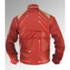 Rare Classic MJ MICHAEL JACKSON CUSTOM Classic Beat It MV Red Zipper Leather Jacket 2