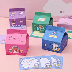 Bloc Notes autocollants Scrapbooking, étiquette autocollante Kawaii, en boîte, pour journal intime, papier Message, papeterie scolaire et de bureau, 200 feuilles 