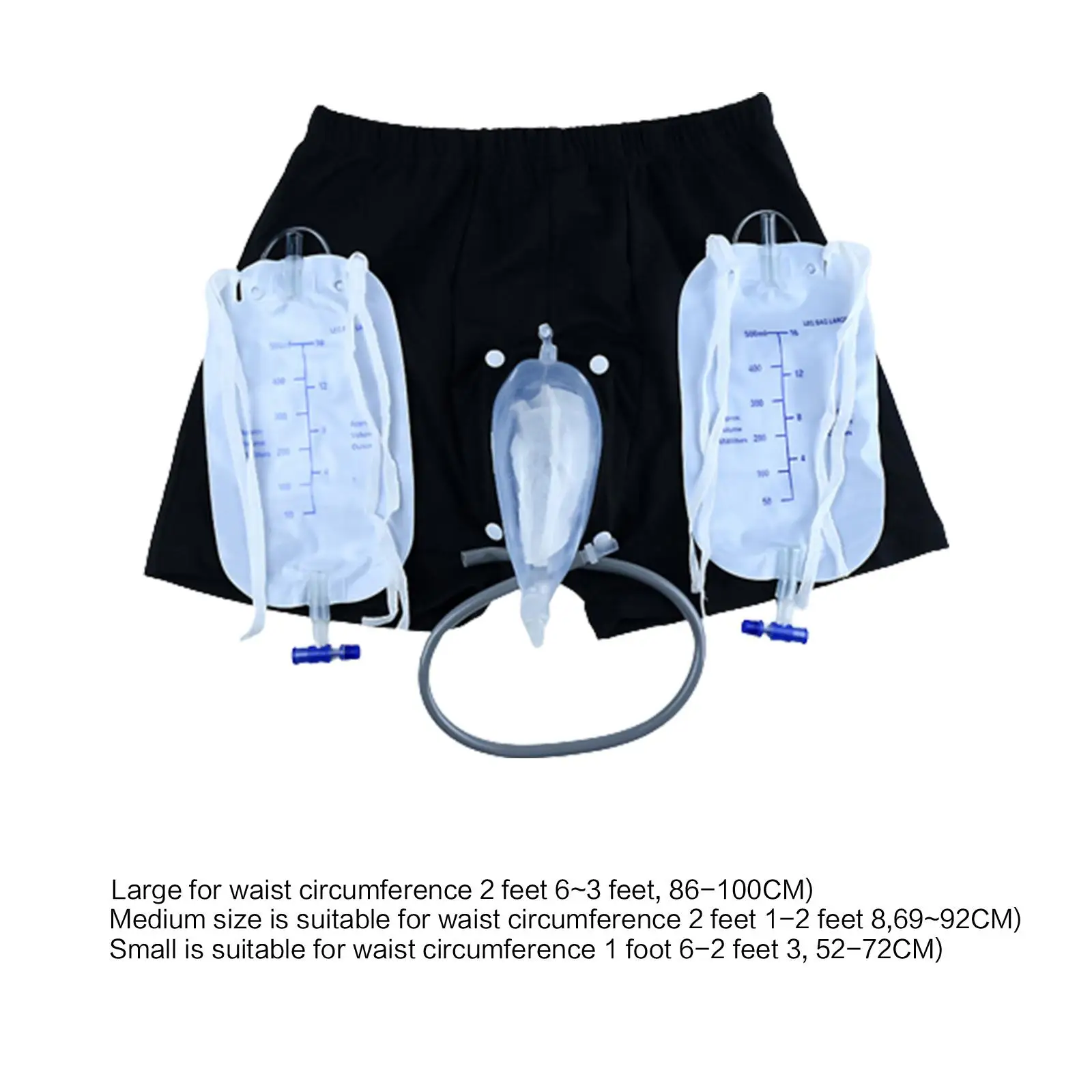 Reusable Urinary Receiver For Men Elderly Urine Collector Kit Panties Fixed Urine Catheter Urinary Bag For Urine Incontinence 6