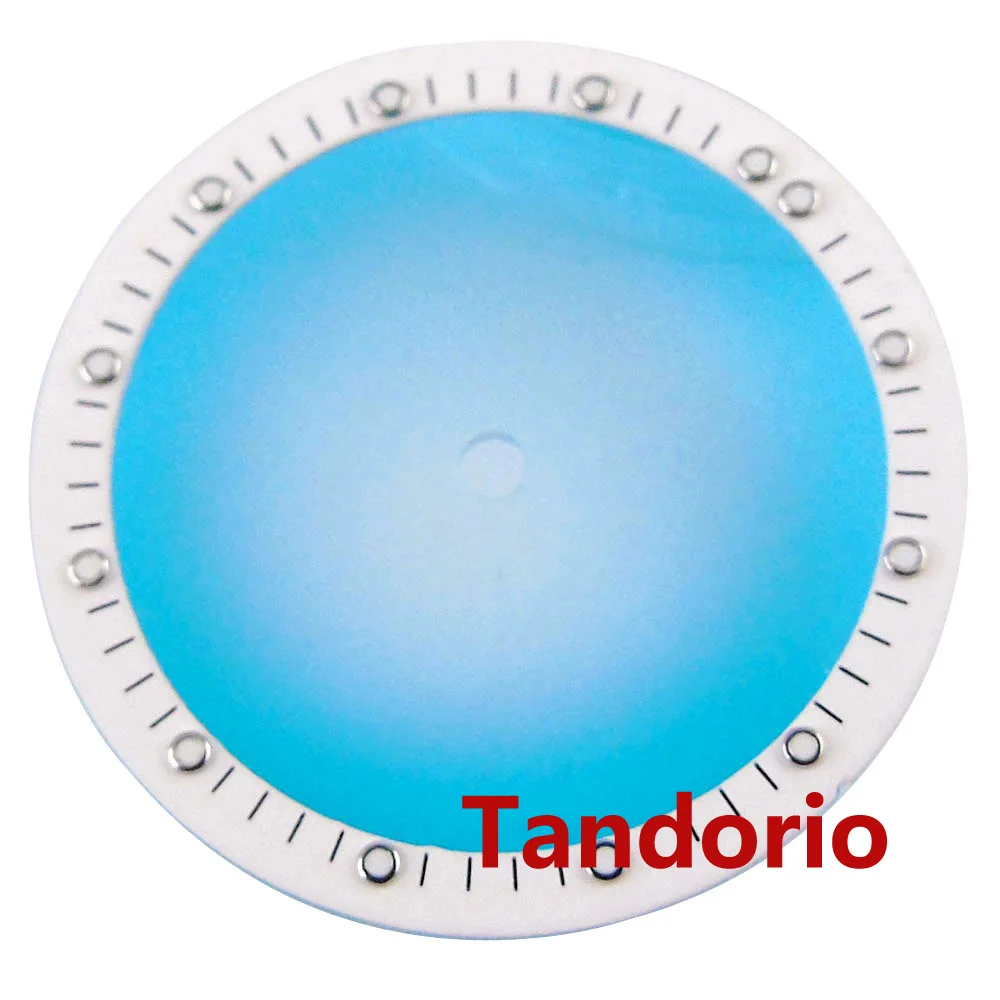 Piezas de reloj 28,5 mm esfera transparente cara luminosa para movimiento NH70 NH72 NH73 - Imagen 23 de 25