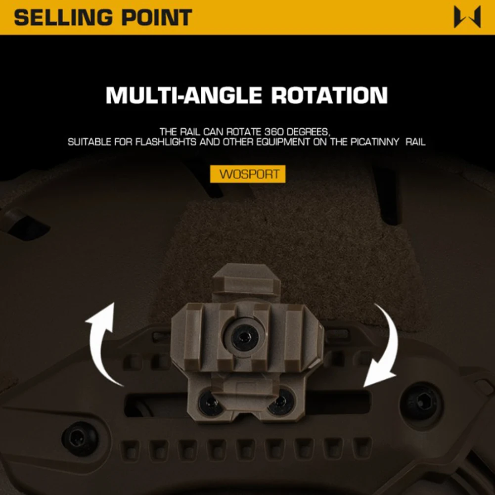 Nylon Helmet Light Adapter for Airsoft Hunting Accessories