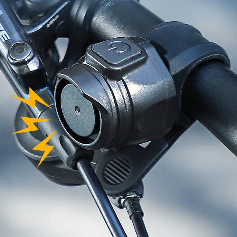 Usb Rechargeable Bicycle Motorcycle Electric Bell Horn 6 Modes