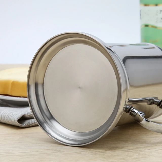 Tankard Stein Double Wall Rozsdamentes Acél Sör Bögre Koktél Reggeli Tej Bögrék Kézfogás Kávéscsészével 560Ml - Image 6