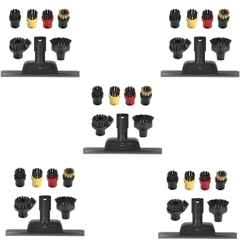 

5X Replacement Small Big Round Brush Mirror Brush Head For Karcher SC1 SC2 SC3 SC4 SC7 CTK10 CTK20 Accessories