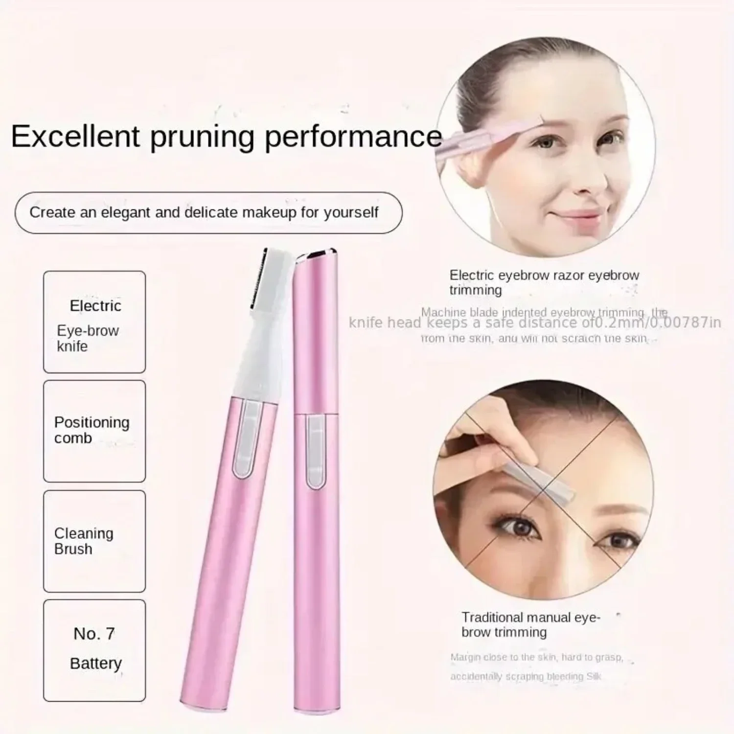 Upgrade Your Eyebrow Trimmer with Painless Precision and Fast Shaver for Nose, Ears, and More - Enhance Your Grooming Routine To 6