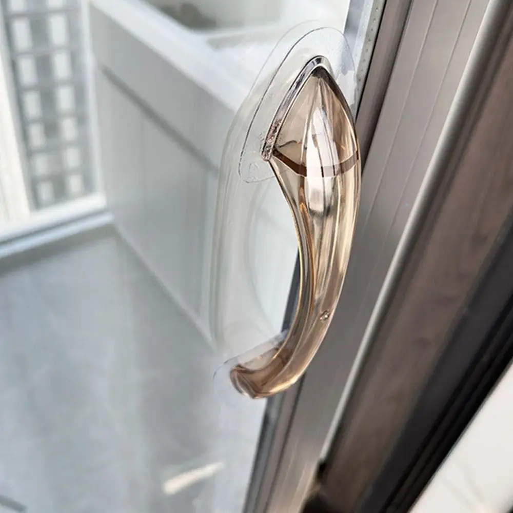 Self-adhesive Suction Cup Door Handle Strong pasting Safe Grip No-punching Traceless Non-slip Pull Cupboard