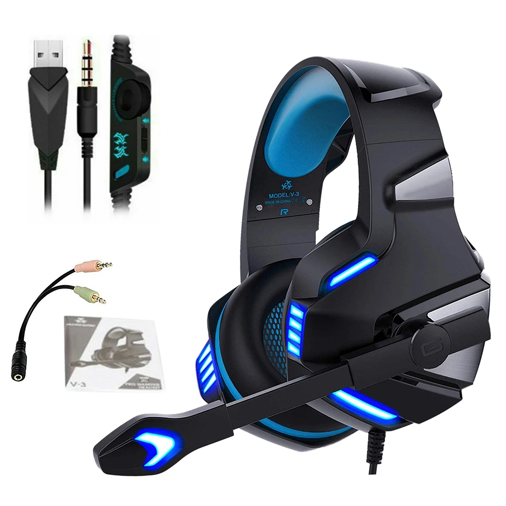 Hunterspider ゲーミングヘッドセット 重低音強化 LEDマイク付き Amazon.co.jp: Hunterspider ゲーミングヘッドセット ps4 重低音